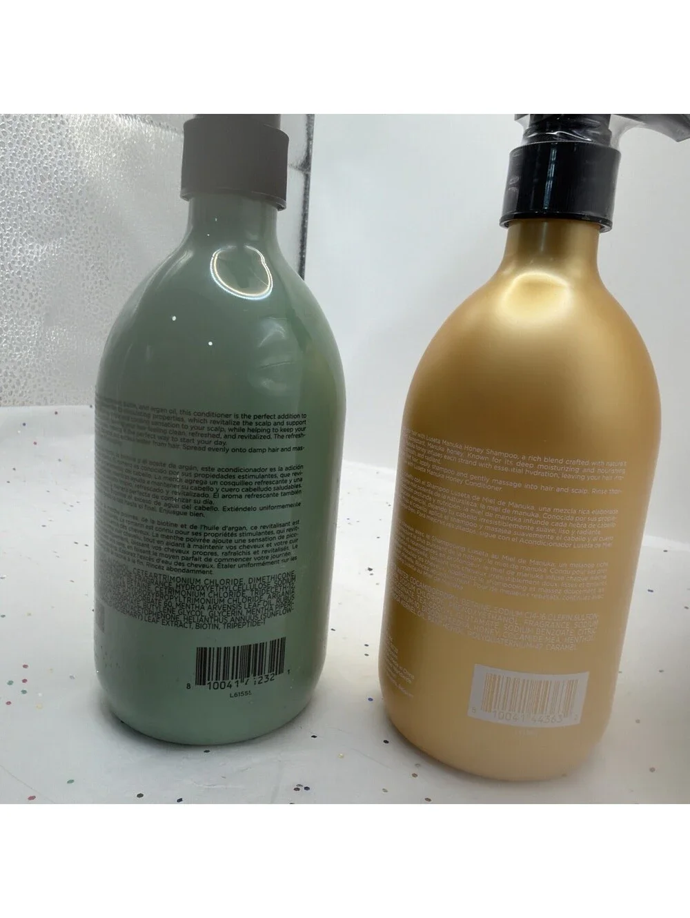 Rosemary Mint Conditioner + Manuka Honey Shampoo Bundle 16.9oz Hair Care Set
